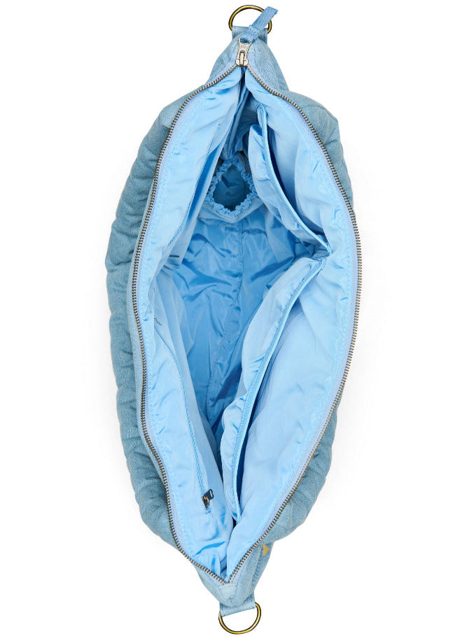 Studio Noos denim diaper bag light blue hearts 6153324578596c