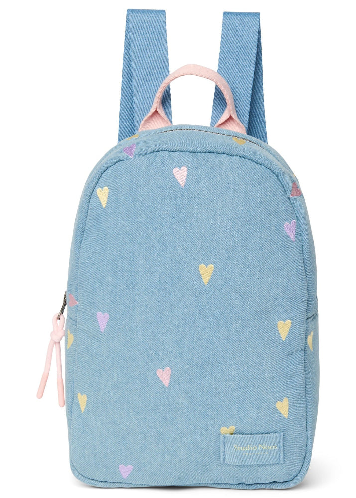 Studio Noos denim rugzak mini hearts