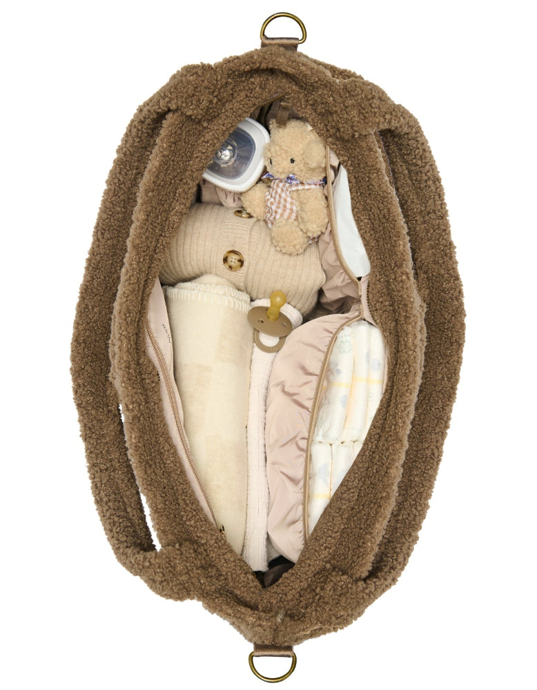 Studio Noos diaper bag teddy brown hearts 6150732889832 c