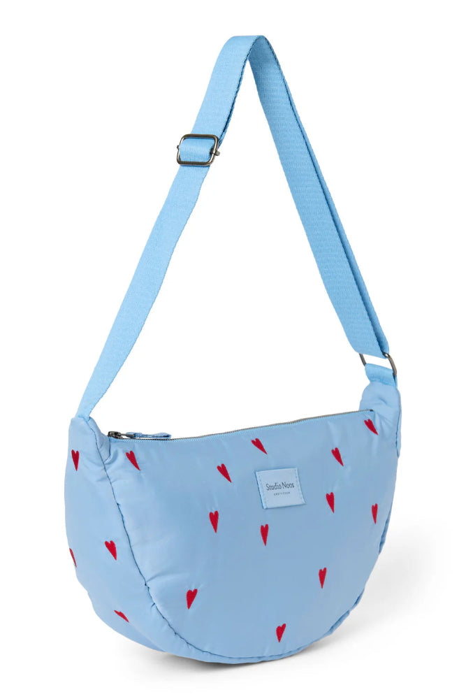Studio Noos puffy fanny pack blue hearts 6151905932928