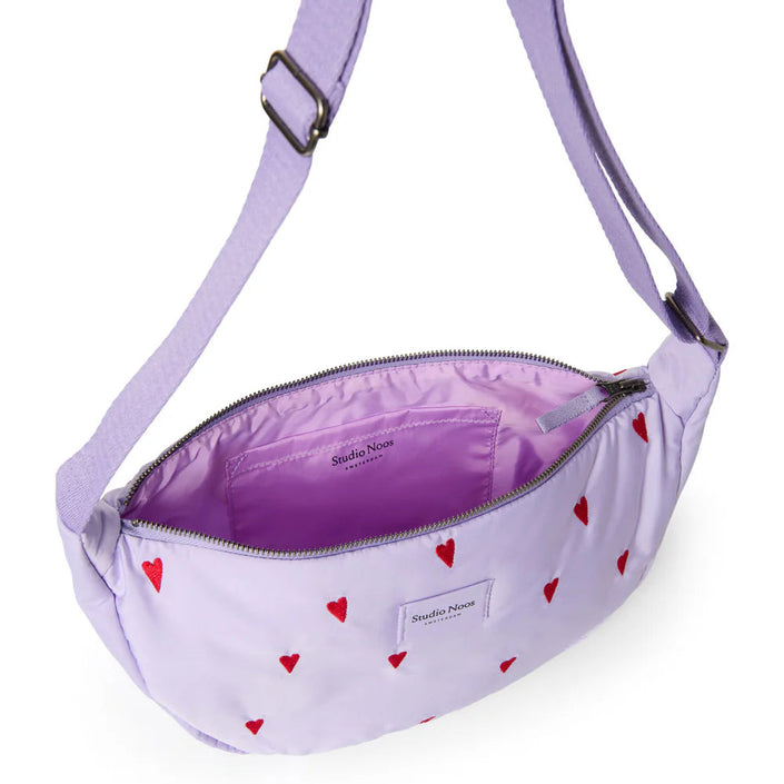 Studio Noos fanny pack purple hearts 6151905941975 d
