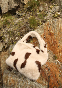 Studio Noos mini handbag holy cow faux fur