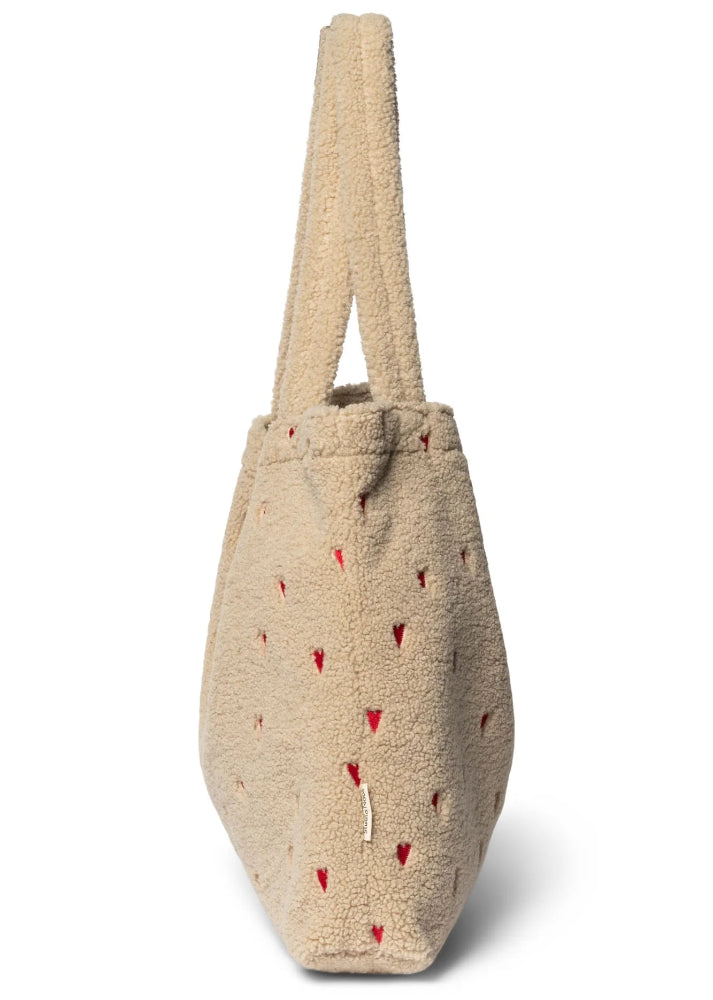 Studio Noos mom bag teddy ecru hearts 6096705554539 d