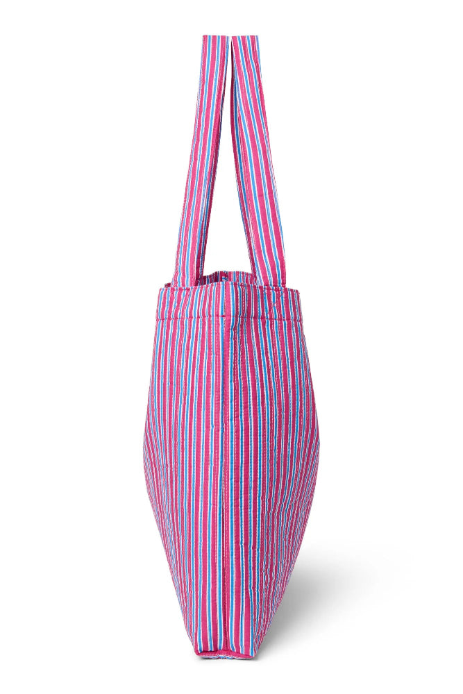 Studio Noos poplin mom bag raspberry striped 6151907618608