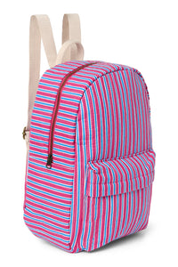 Studio Noos poplin rugzak midi raspberry striped 6151908221258 b