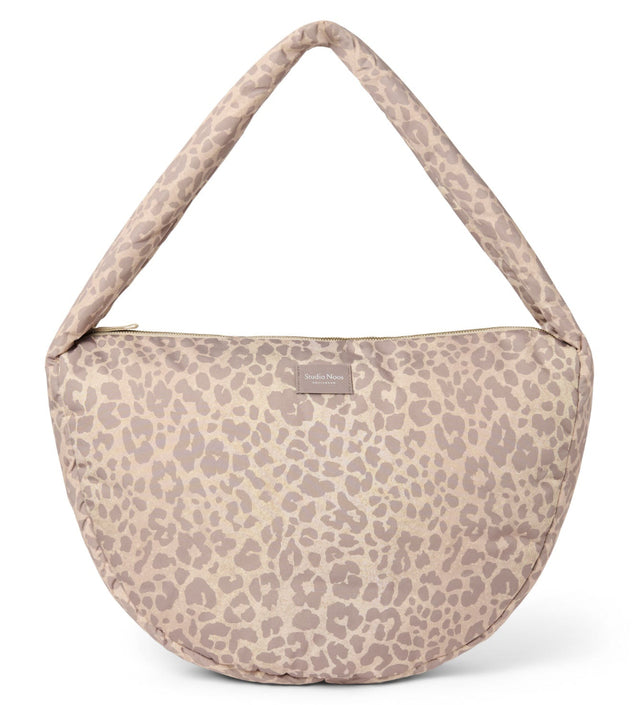 Studio Noos puffy cross body bag beige leopard 6151906737737 a