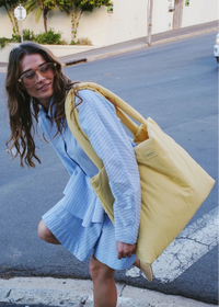 Studio Noos puffy mom bag butter yellow atmos atmos