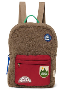 Studio Noos rugzak Teddy brown/burgundy midiTeddyMidiBackpackbrownburgundy