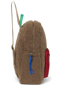 Studio Noos rugzak Teddy brown/burgundy midiTeddyMidiBackpackbrownburgundyb