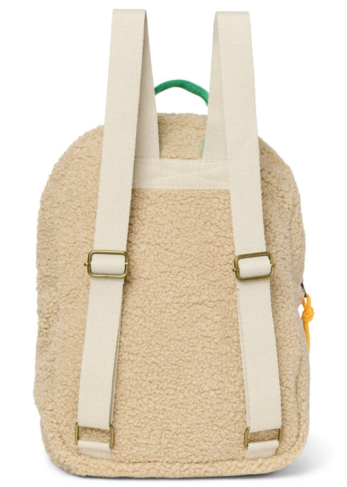 Studio Noos rugzak Teddy ecru/cobalt midiTeddyMidiBackpackecrucobaltd