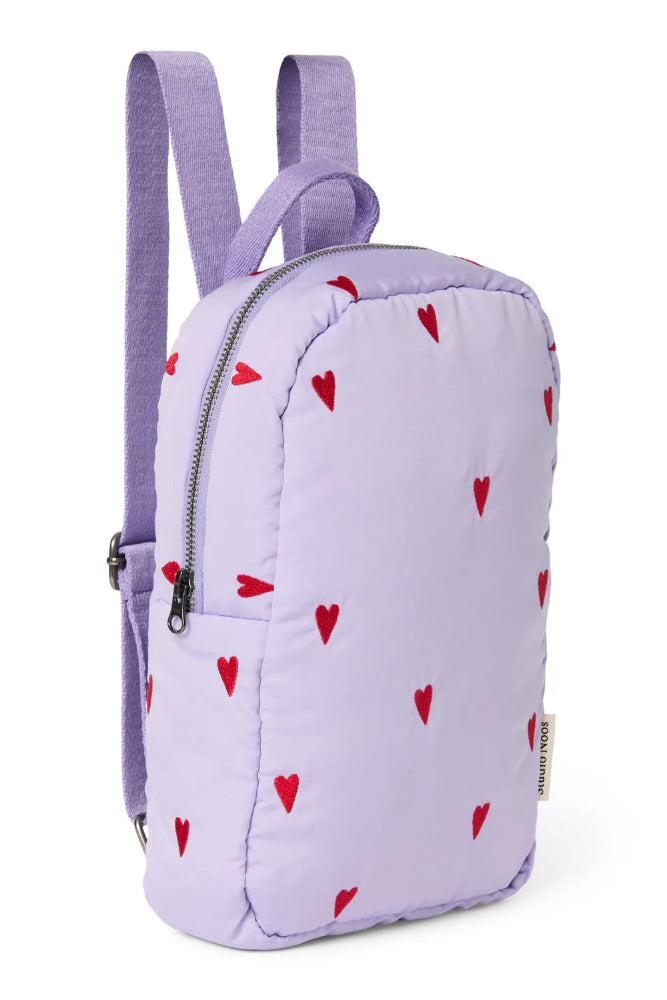 Studio Noos rugzak mini purple hearts 6151905925944
