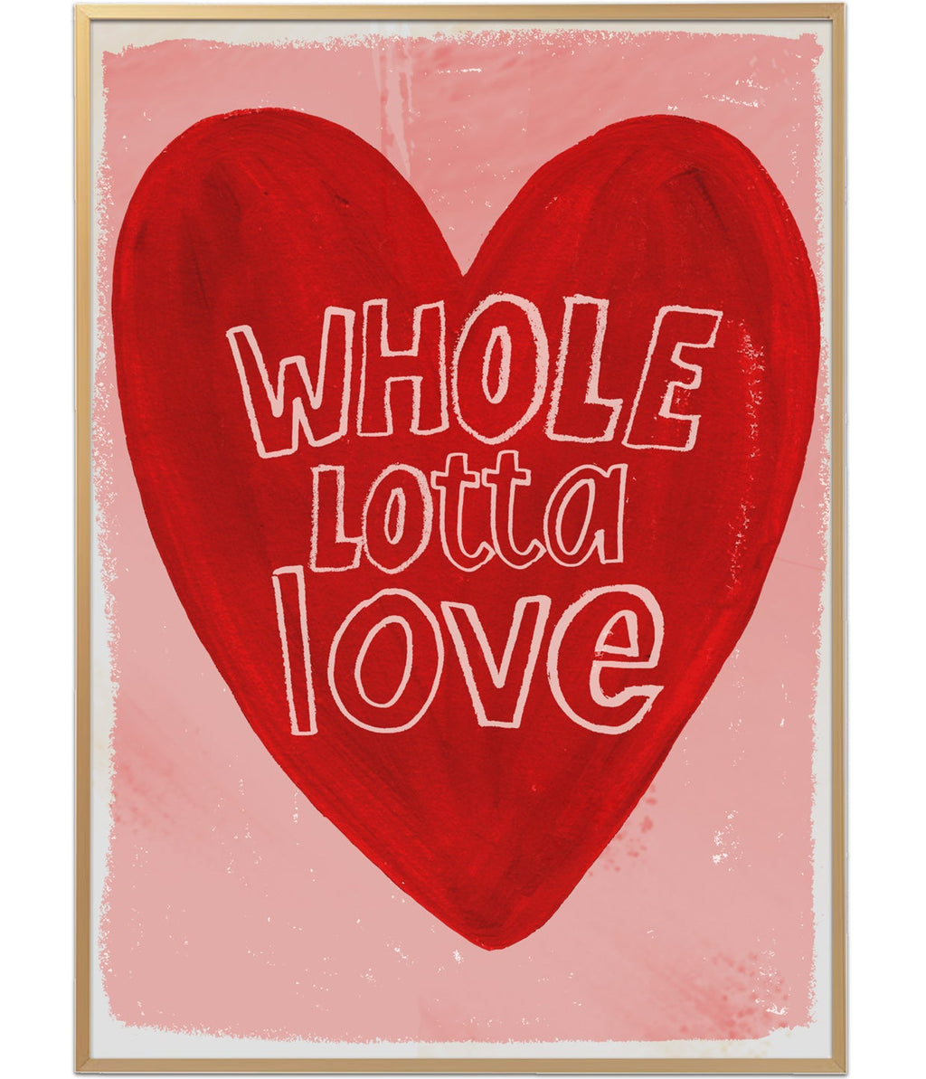Studio loco poster Heart Wholelotta 50 x 70 cm