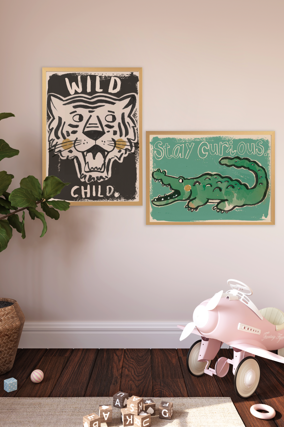 Studio loco poster Croco 70 x 50 cm