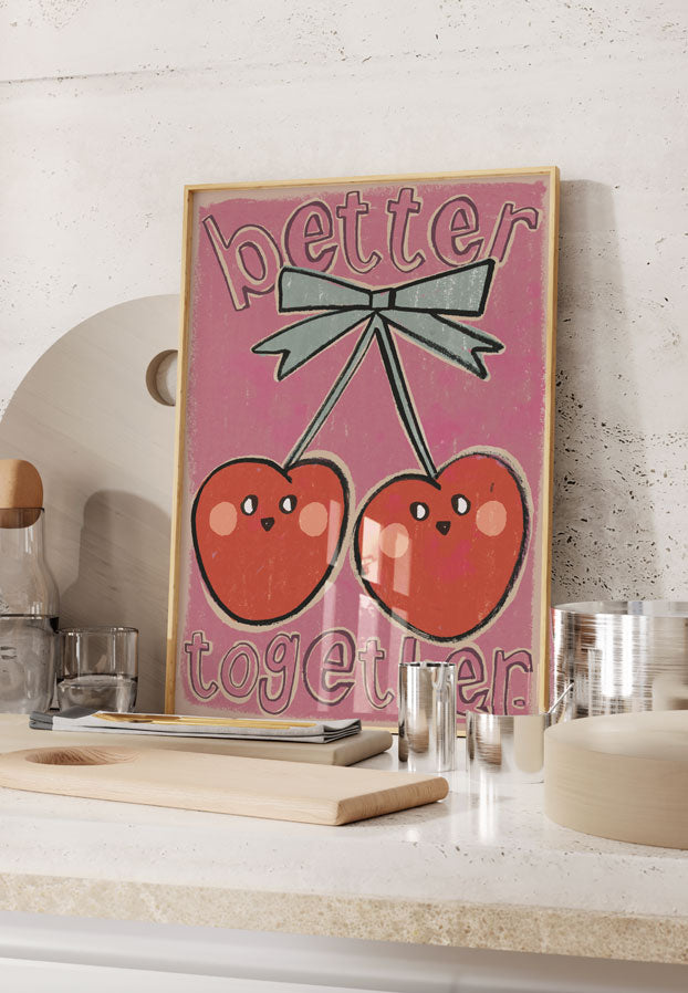Studio loco poster cherries 50 x 70 cm