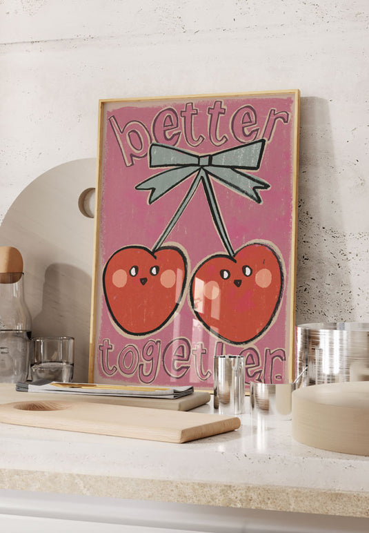 Studio loco poster cherries 50 x 70 cm