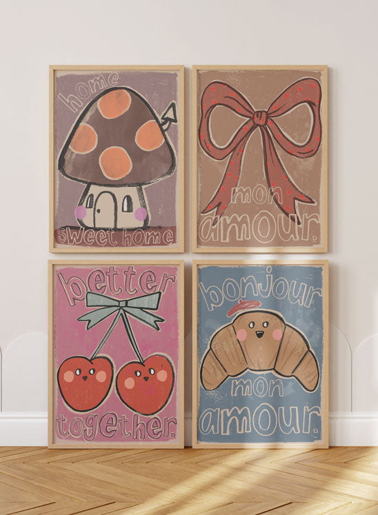Studio loco poster cherries 50 x 70 cm