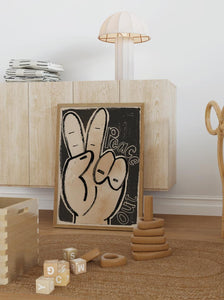 Studio loco poster peace out 50 x 70 cm