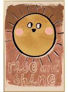 Studio loco poster rise & shine sun 50 x 70 cm