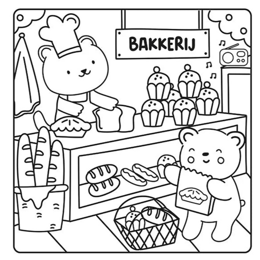 Sunny Vibes Sweet Life Cute & Bold Colouring Book