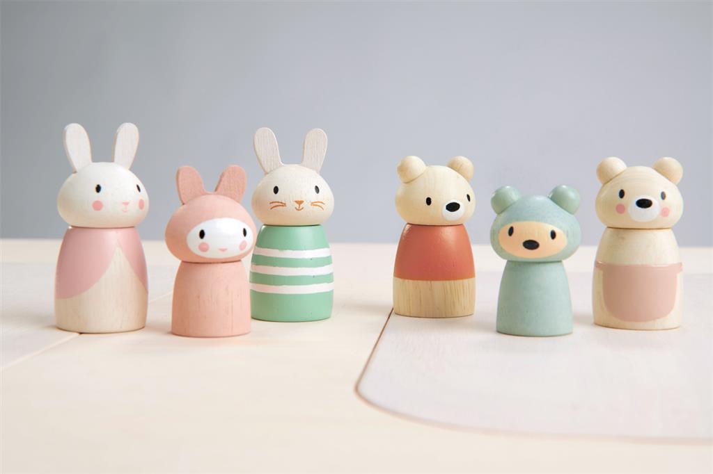 Tender Leaf Toys Familie Beer 3jr+ 191856083849