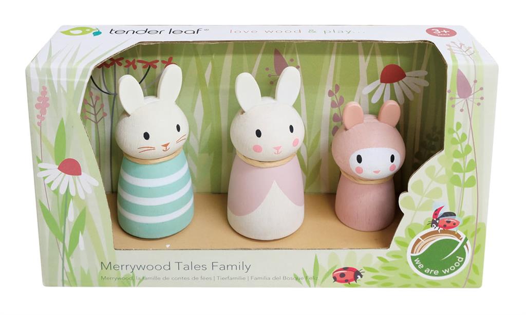 Tender Leaf Toys Familie Konijn 3jr+ hout 