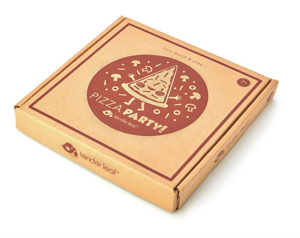 Tender Leaf Toys pizza in doos 3jr+ 4608275
