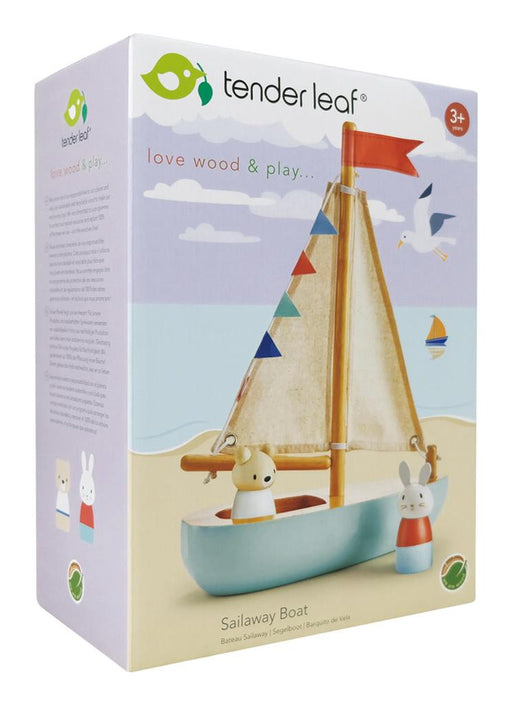 Tender Leaf Toys zeilboot Sailaway 3jr+