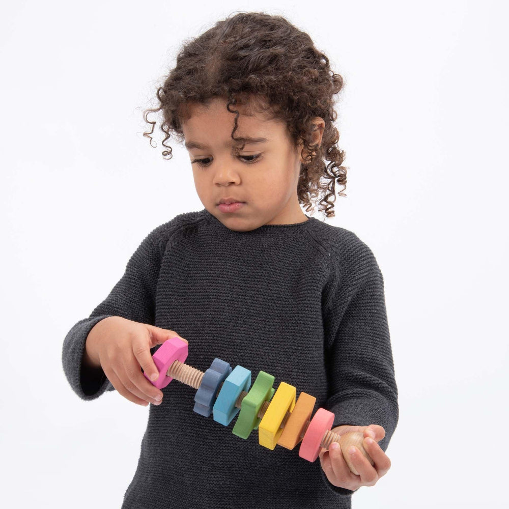 Tickit XL bout met moeren regenboog 18 mnd+ kopen
