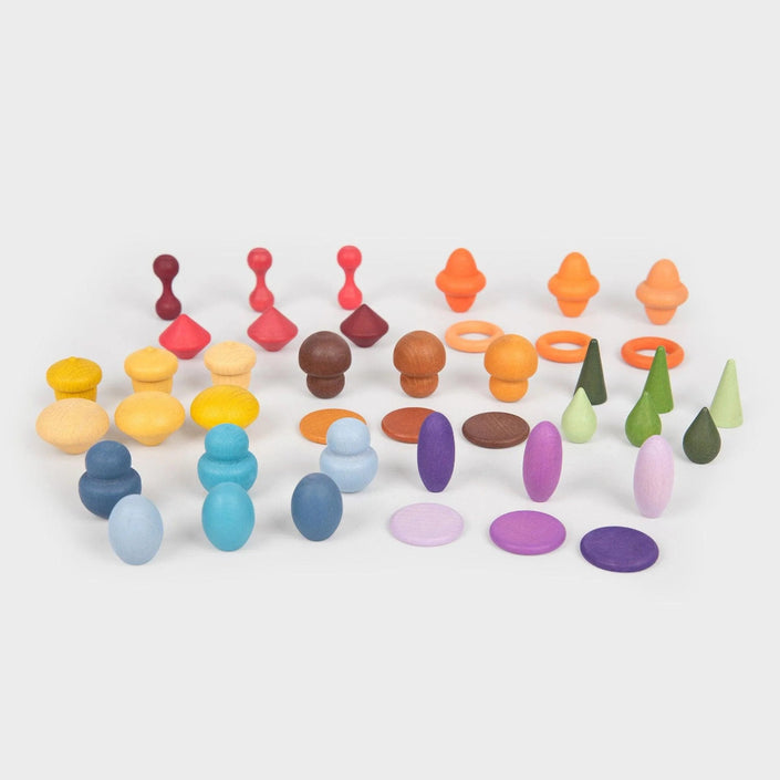 Tickit houten schatten regenboogfiguren 3 jr+33074051