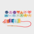 Tickit houten vetervormen regenboog 3 jr+