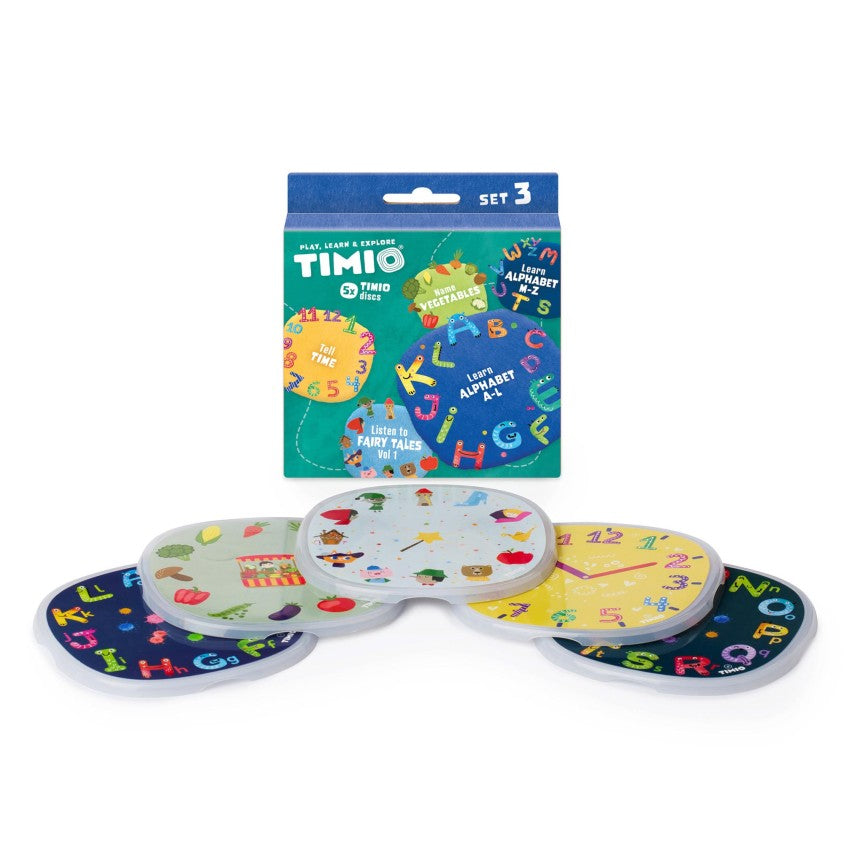 Timio audio-en muziekspeler disc pack set 3 2 jr+