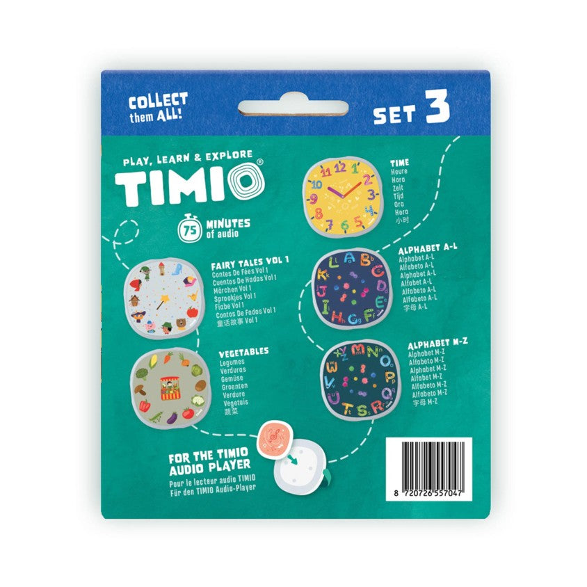 Timio audio-en muziekspeler disc pack set 3 2 jr+ 8720726557047