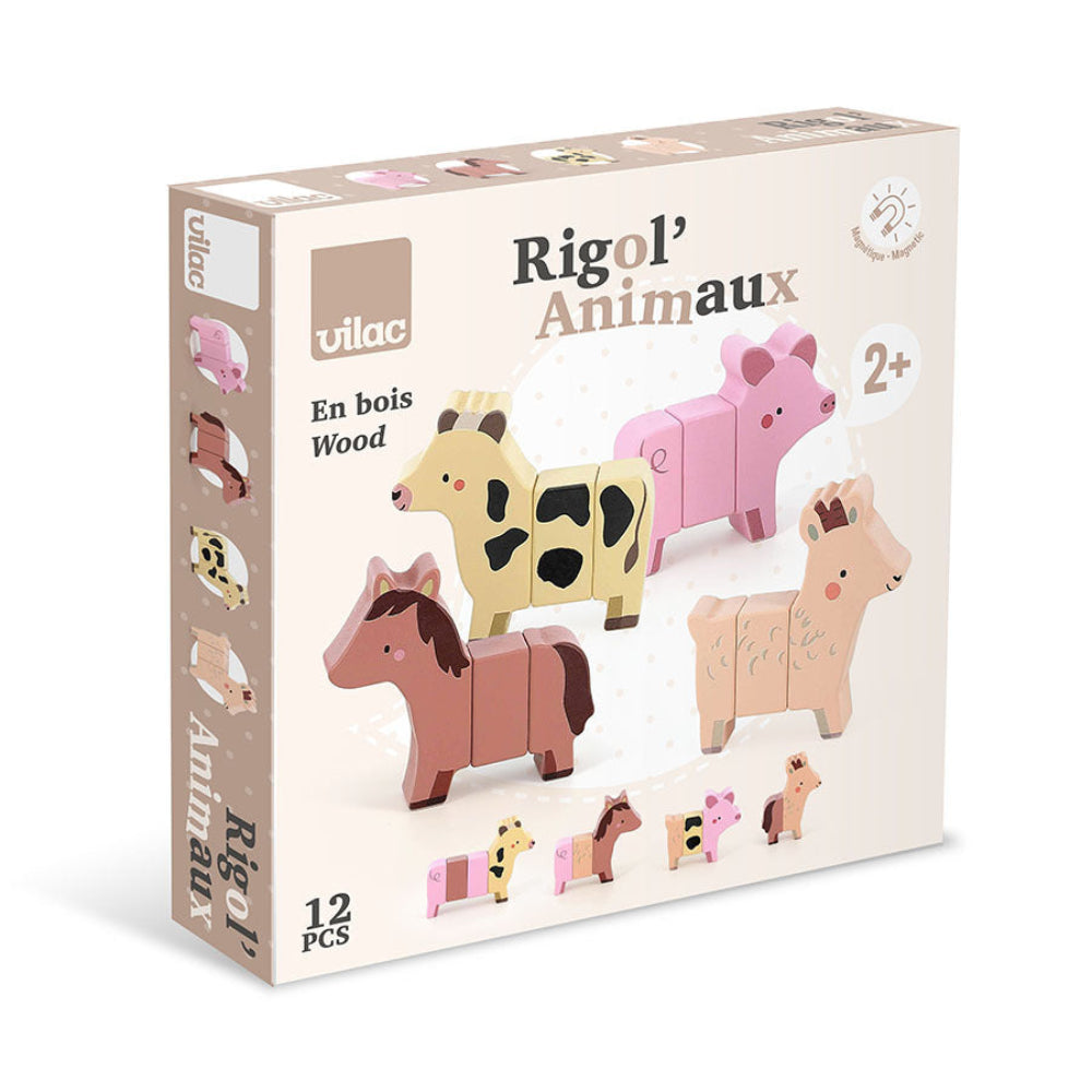 VILAC magnetisch spel boerderijdieren 2 jr+