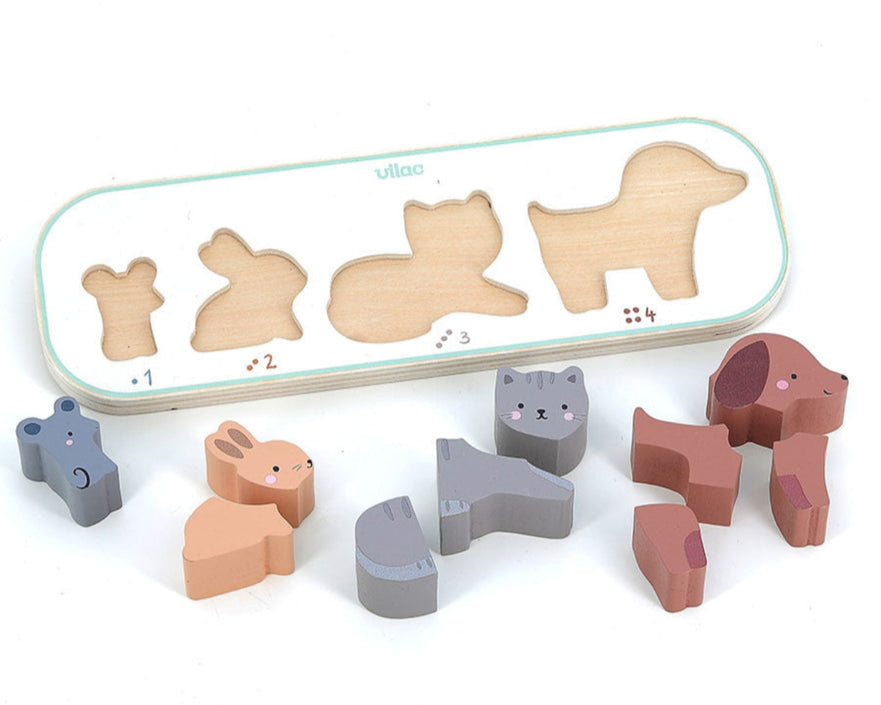 VILAC telpuzzel dieren 1 jr+3