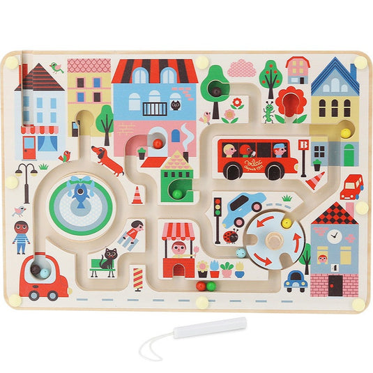 VILAC magnetisch labyrint Stad 2 jr+