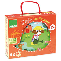 VILAC puzzel 4 seizoenen 2jr+ / 4 x 6 stks