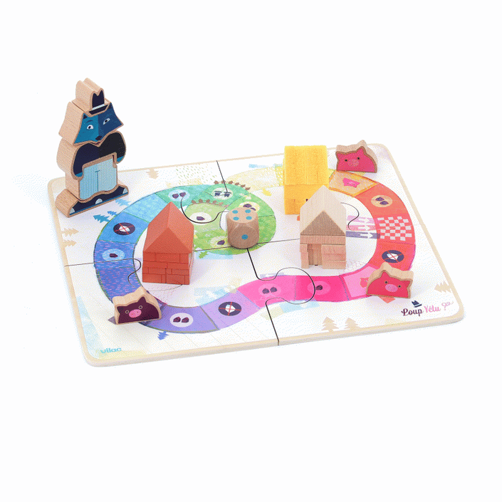 VILAC spel Wolf en de 3 biggetjes 3 jr+