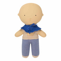 We are gommu broek Light Cream Blue long 3 jr+