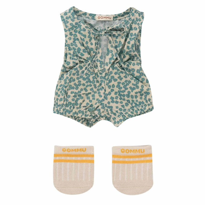 We are gommu look 5 flowers soft green sand