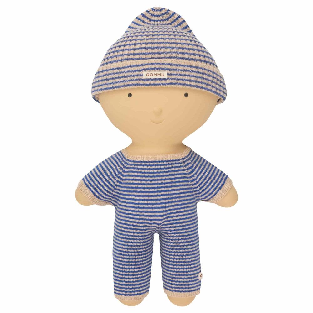We are gommu onesie Light Cream Blue long 3 jr+