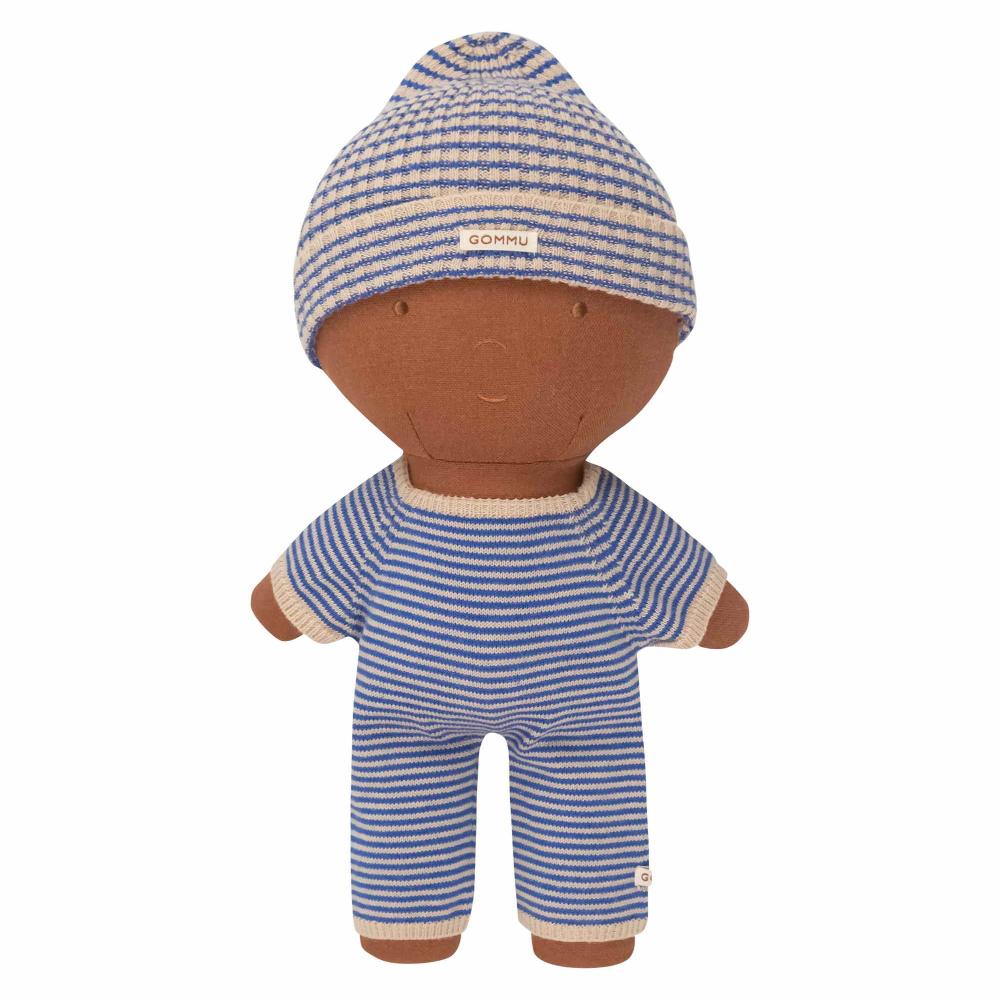 We are gommu onesie Light Cream Blue long 3 jr+
