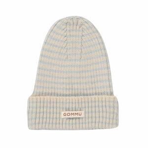 We are gommu poppenbeanie Blue Sky Sand stripes 3 jr+