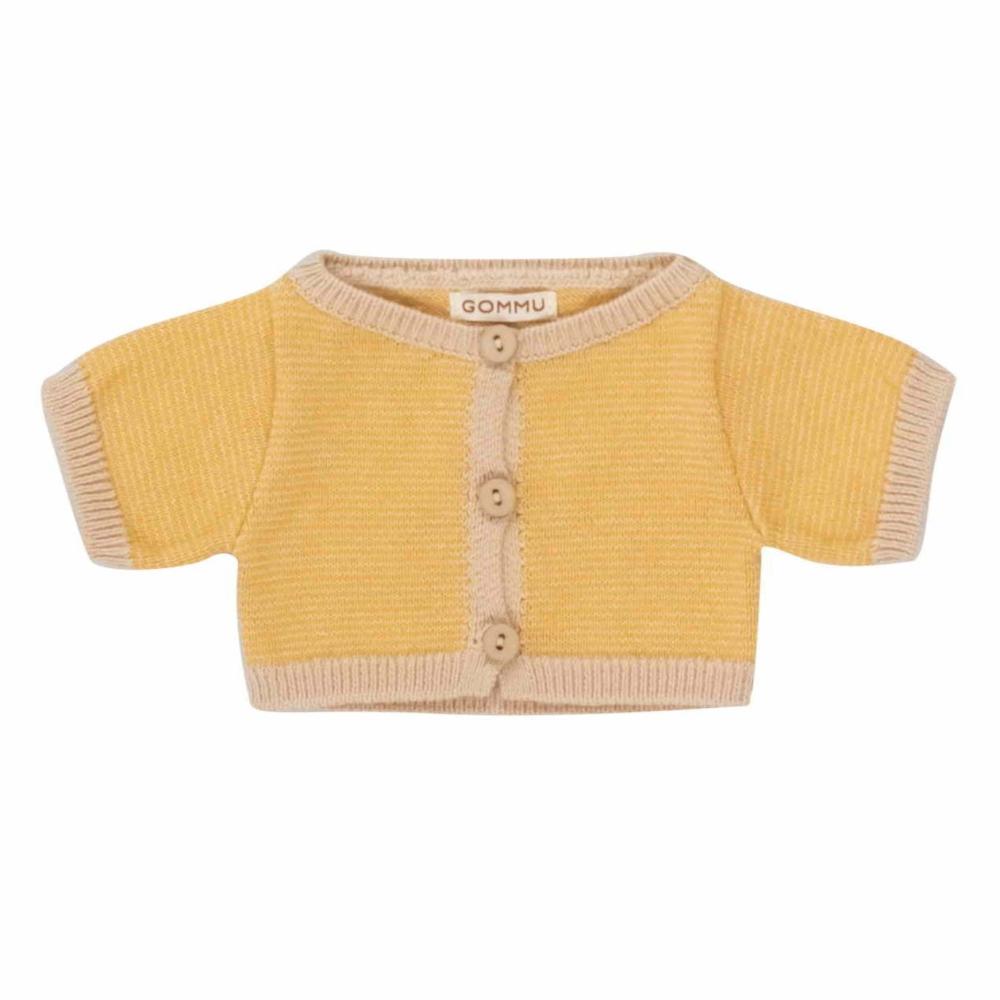 We are gommu vest Light Cream Mustard 3 jr+