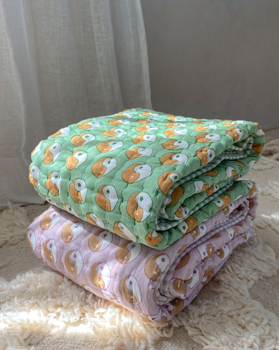 Unknown Stories hoeslaken Yin Yang sage 60 x 120