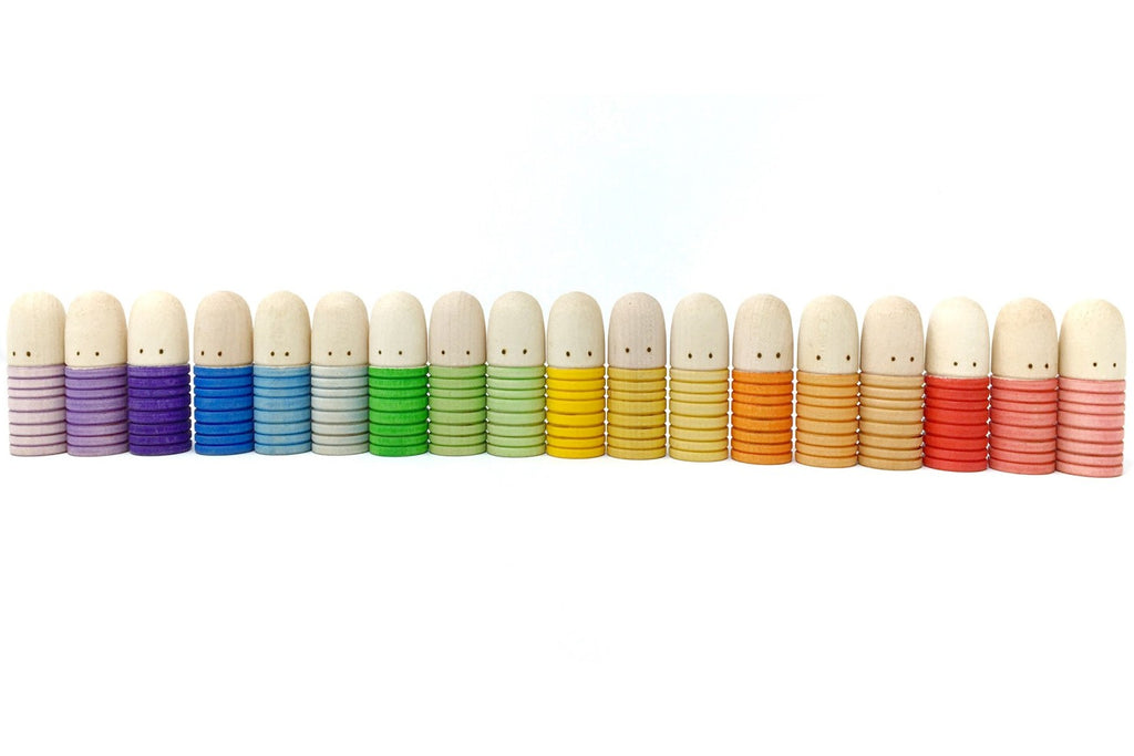 Grapat brots poppetjes 18 stks 10 mnd+ 19-207