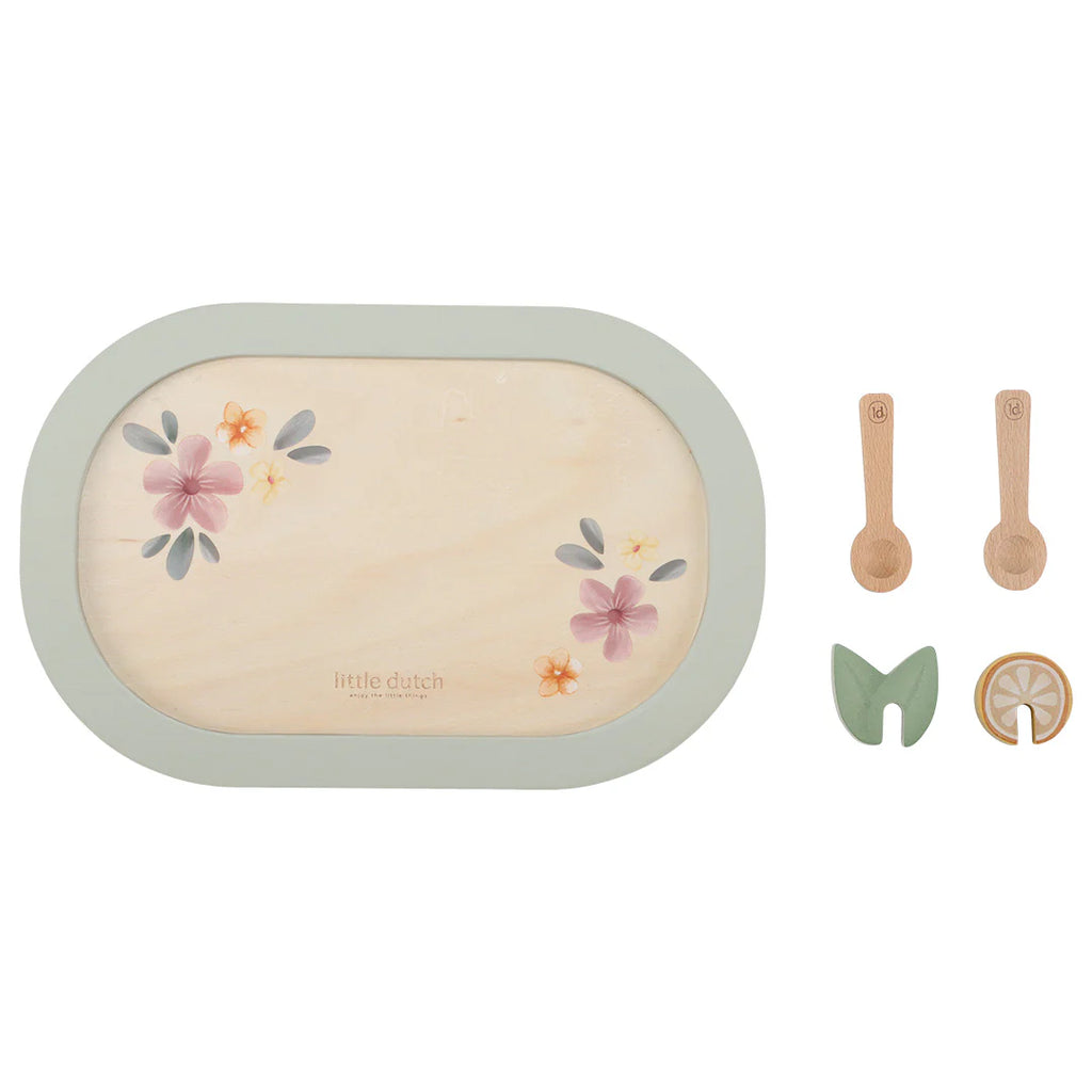 Little Dutch houten theeservies flowers 2 jr+ LD2507