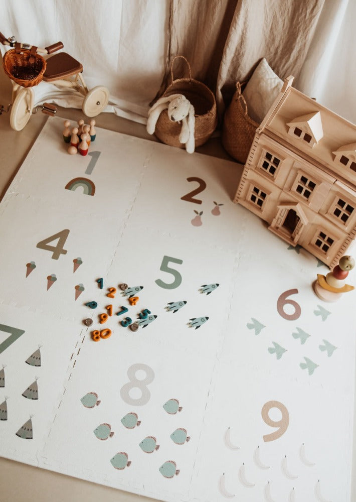 Play & Go speelmat numbers dots 180 x 180 cm