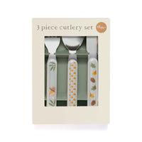 Petit Monkey bestekset animal cradle dove blue