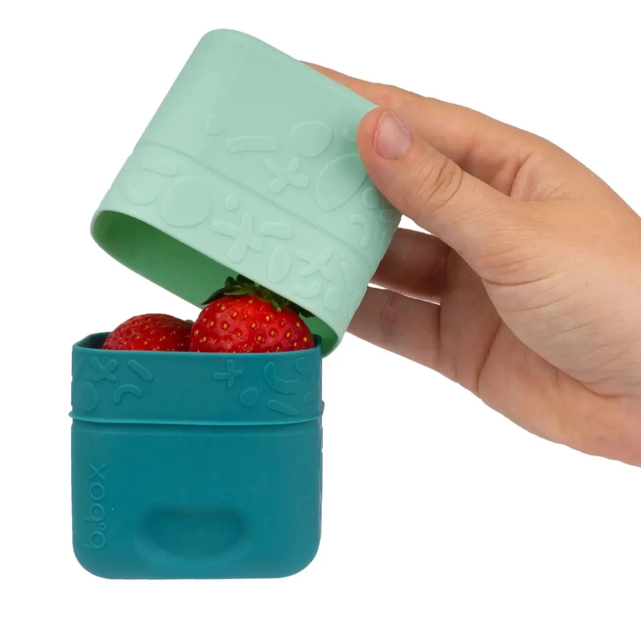 B.box siliconen snack bakjes forest 100% siliconen