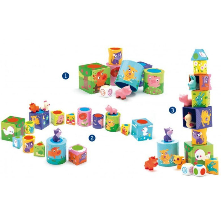 DJECO Ludanimo 3 in 1 / 3 jr+